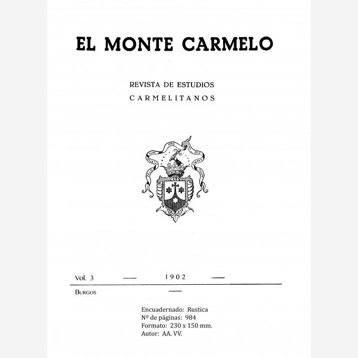 Revista Monte Carmelo - Volumen 3