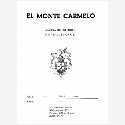 Revista Monte Carmelo - Volumen 6