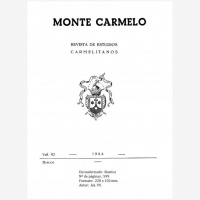 Revista Monte Carmelo - Volumen 92