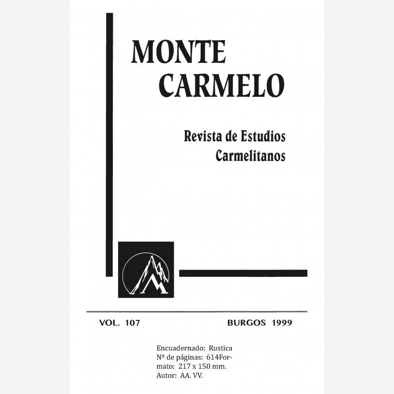 Revista Monte Carmelo - Volumen 107